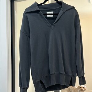 Abercrombie collared sweatshirt